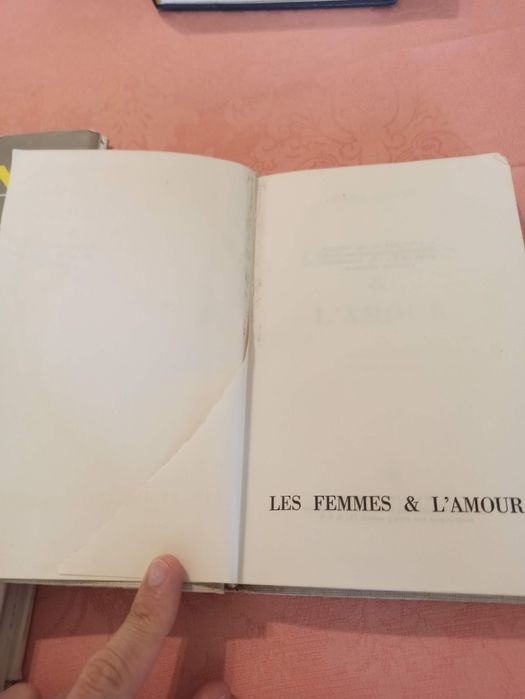 Livro les femmes & l'amour 1959
