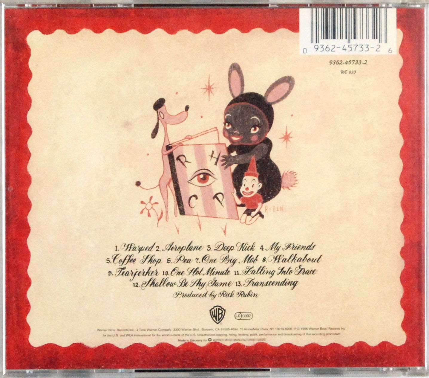 (CD) Red Hot Chili Peppers - One Hot Minute s.BDB