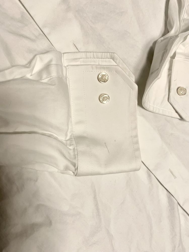 Koszula męska Damat biała slim fit