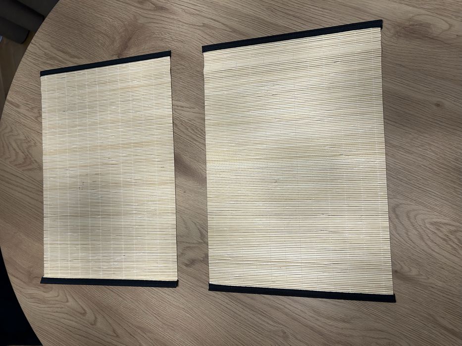 Bambusowe podkładki na stół