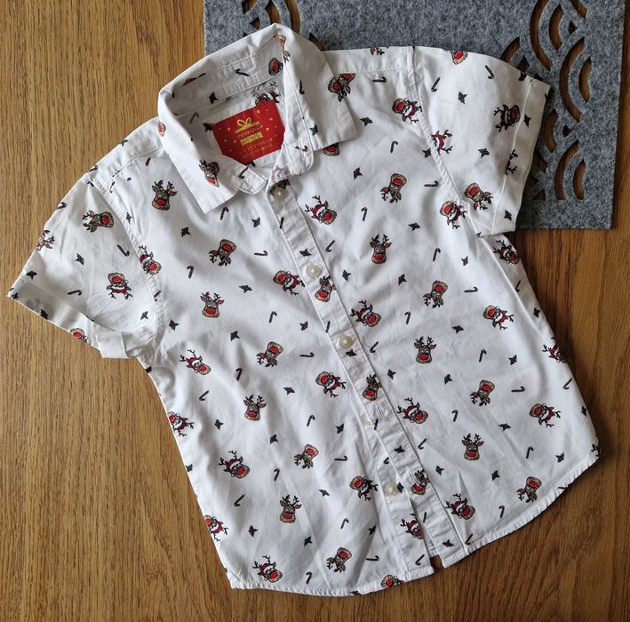 Koszula świąteczna roz. 116