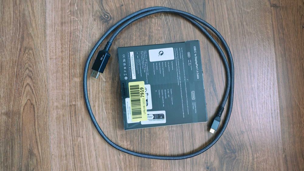Kabel USB C do DisplayPort 1.4 Maxonar 1.2 m