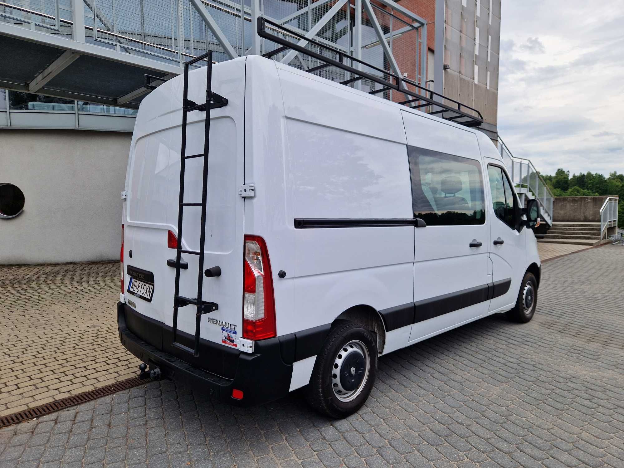 Renault Master Furgon Brygadówka 6 7 Osób 170 Km Bagażnik Krajowy 1 Wł
