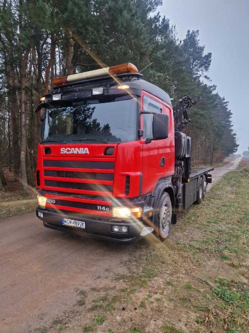 Usługi HDS, dźwigowe, transportowe - HDS 9 ton, wysięg 19 metrów