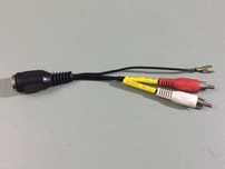 Przejściówka gramofonowa- adapter  DIN na CINCH z uziemieniem PRO