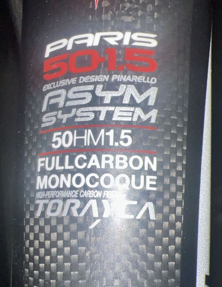 Pinarello Paris inteira carbono, analiso retomas