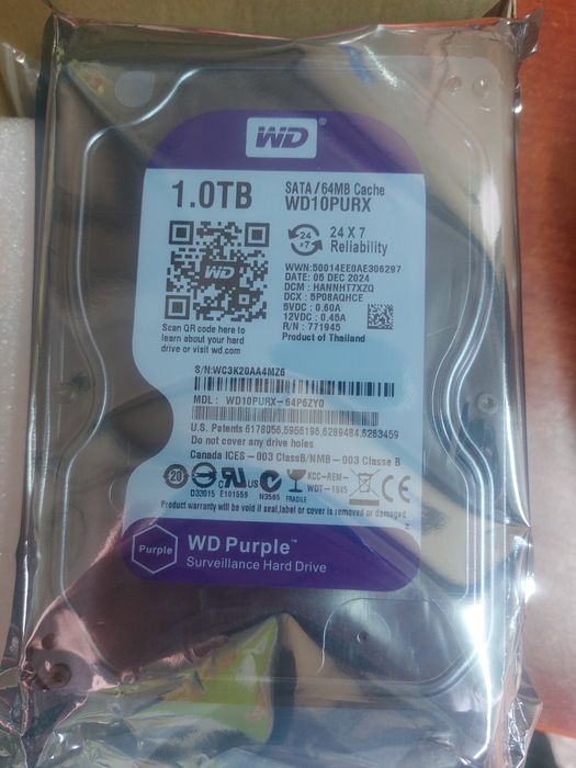 Жосткий диск SATA/64MB 1,0TB