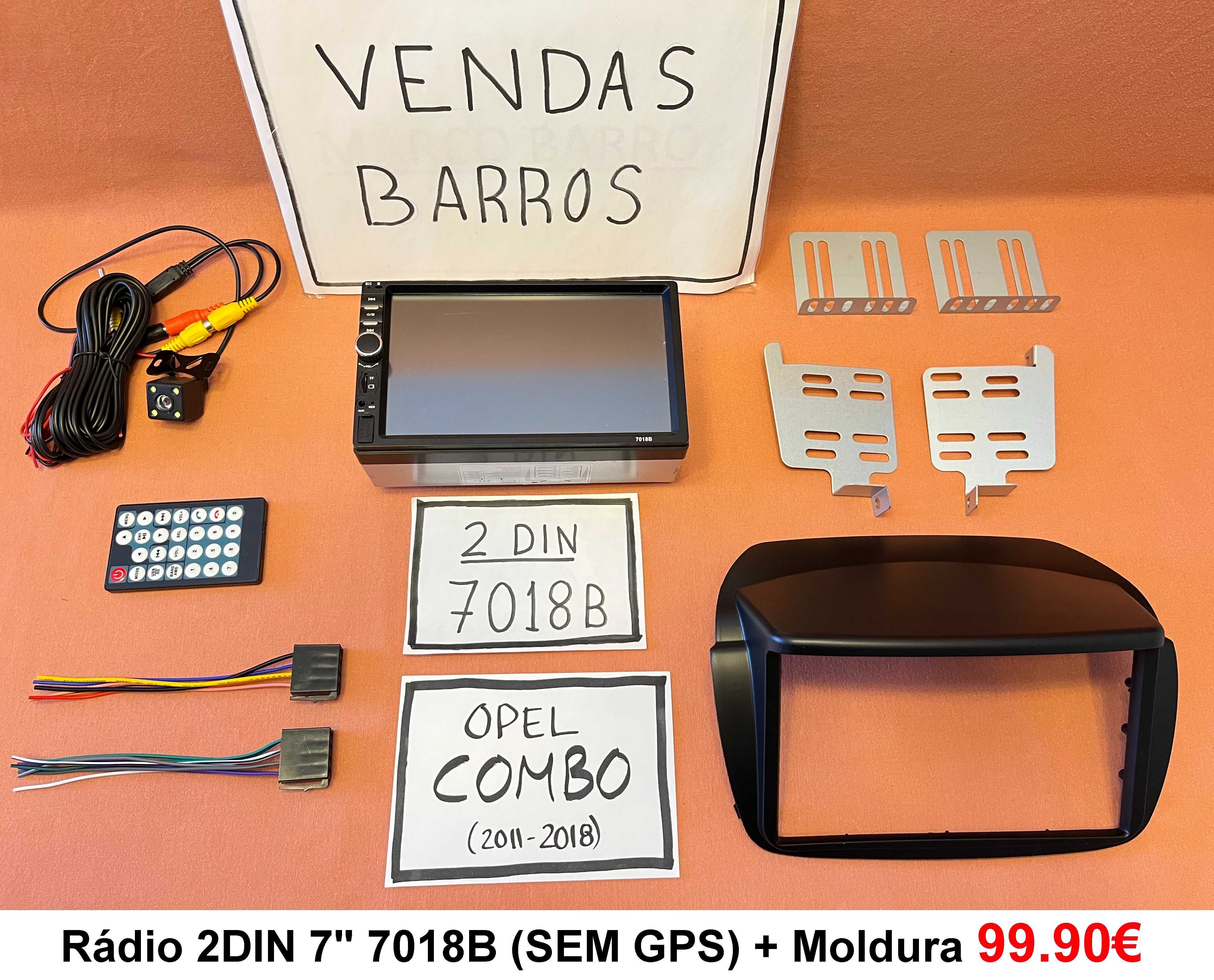 Rádio 2DIN • OPEL Combo C / D (2001 a 2018) • Android GPS [4+32GB]