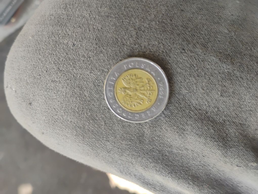 5 zł destrukt monety