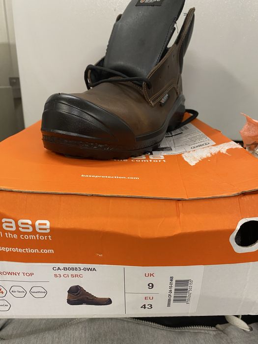Buty robocze skorzane