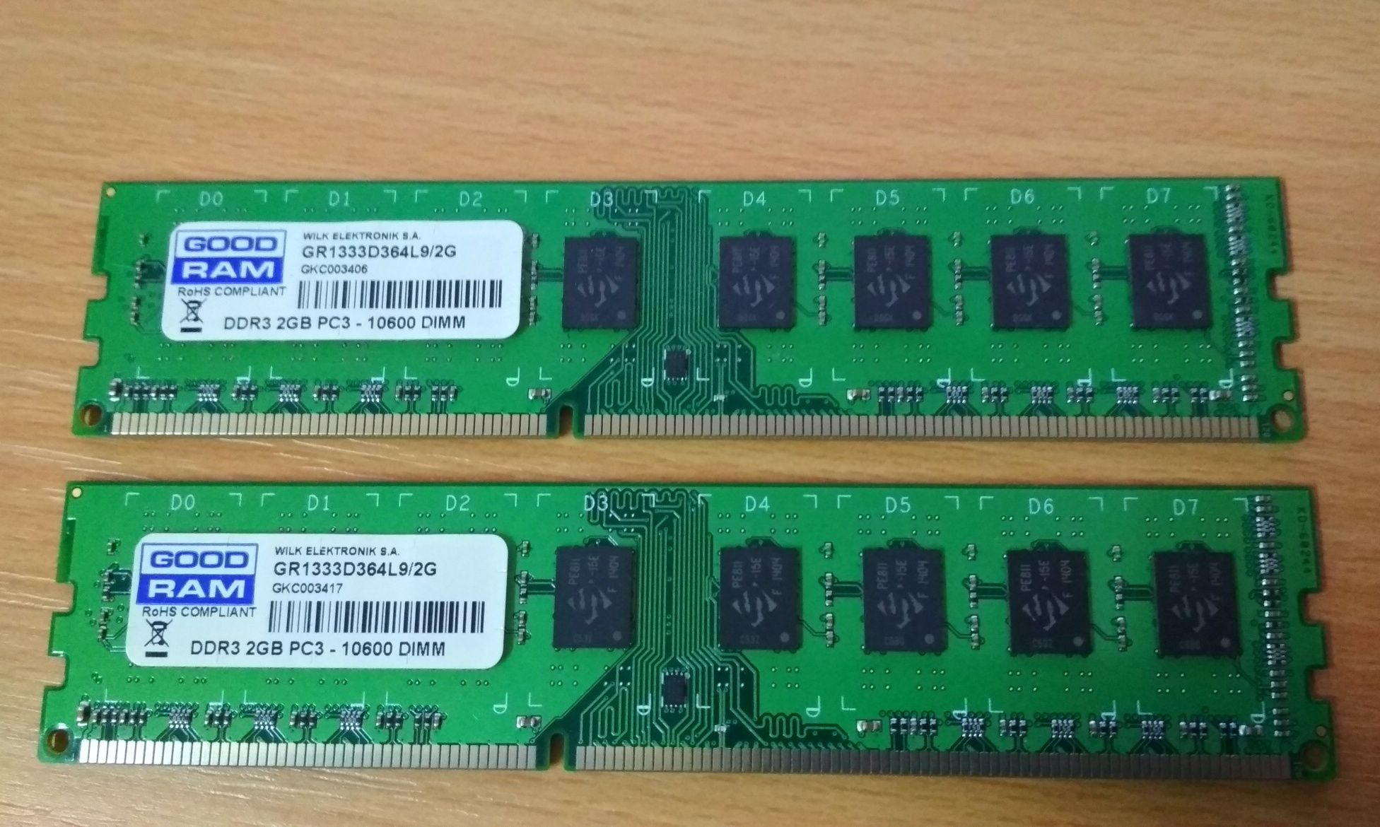 ОЗУ Оперативна пам'ять DDR2-DDR3 1,2,4 г.для ПК оновлено 28 чісла