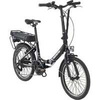 Bicicleta Eléctrica Dobrável modelo Wayscral E100 em preto