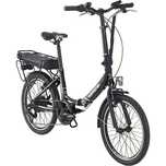 Bicicleta Eléctrica Dobrável modelo Wayscral E100 em preto