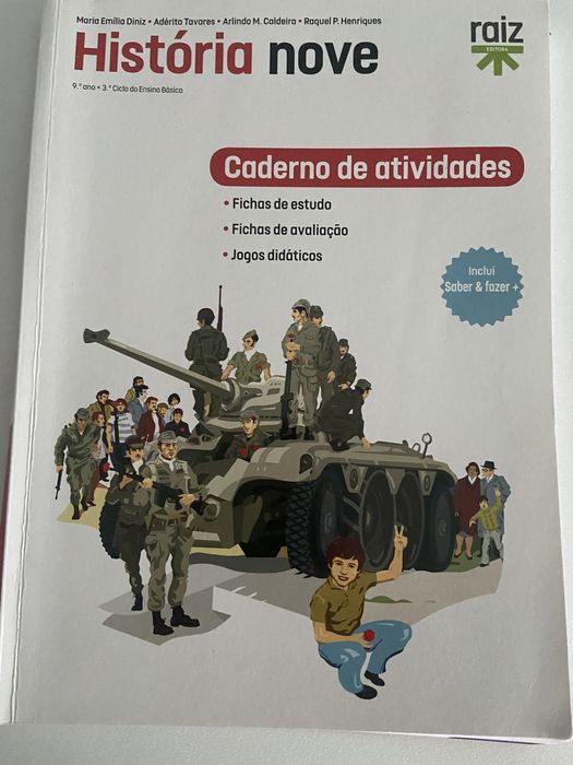 Caderno de atividades de Historia de 9 ano