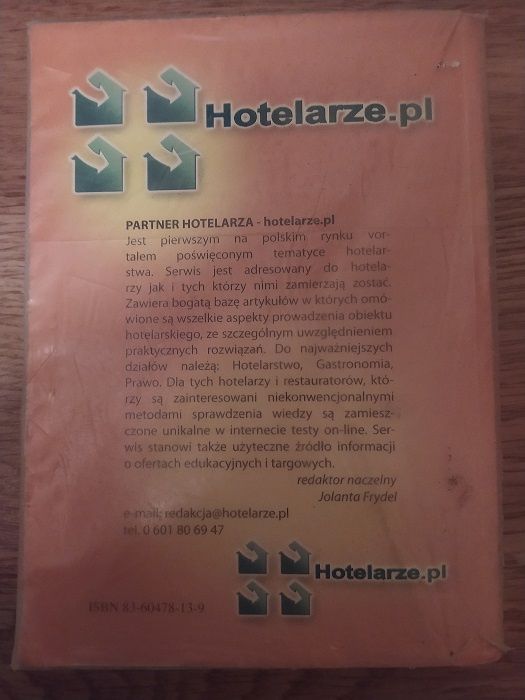 Organizacja i technika pracy w hotelarstwie Sylwia Oparka