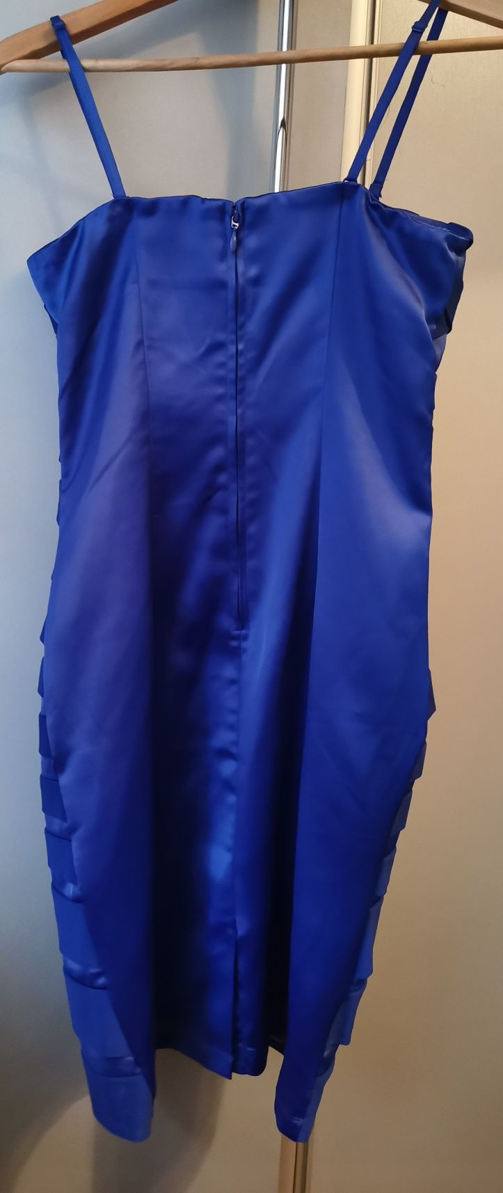 Kobaltowa sukienka ORSAY