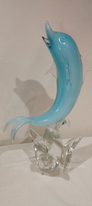 Golfinho em cristal Murano