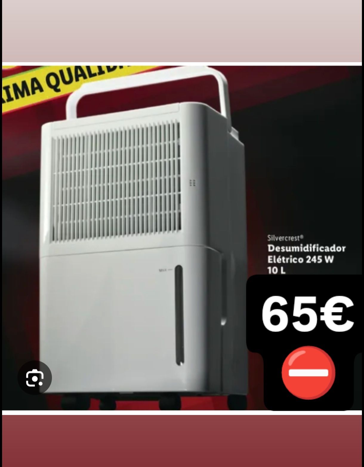 Desumidificador novo