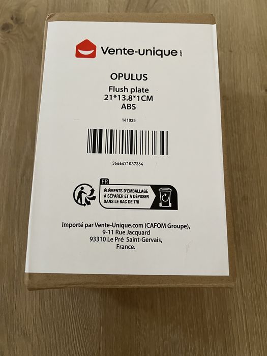 Botao/plac autoclismo NOVO em caixa