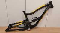 Rama Nukeproof Scalp + damper Rock Shox Kage +stery +zacisk. Frameset