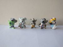 Figurki Kinder Myszki 5szt