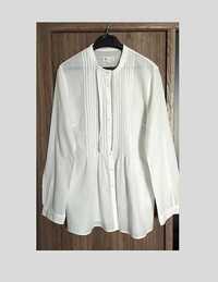 Біла блуза, чудова сорочка, білосніжна туніка, рубашка р-р М