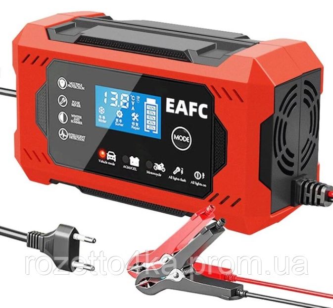 Зарядний пристрій для акумулятора EAFC 6A 12 V для автомобіля