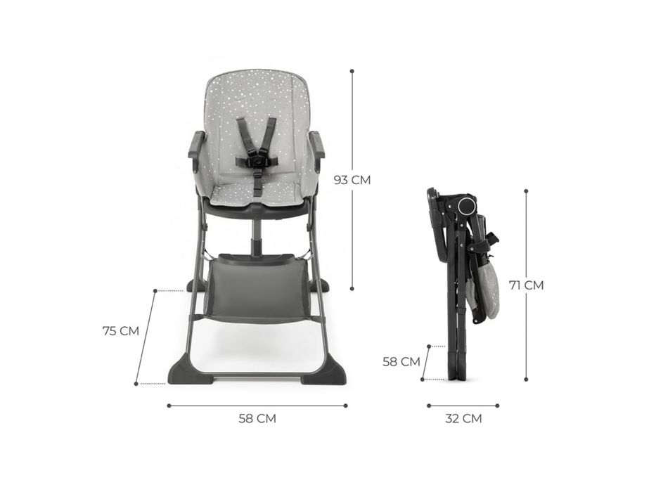 Cadeira de refeição KINDERKRAFT