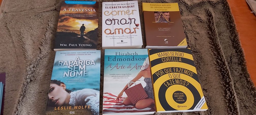 vários livros - ver títulos e autores na descrição