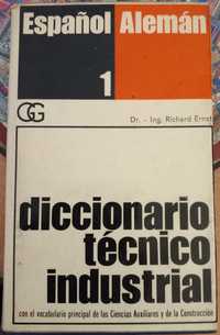 Dicionário Técnico Industrial - Espanhol Alemão - portes incluídos