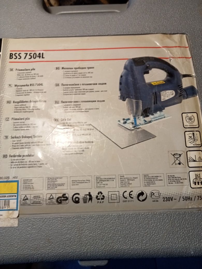 Elektronarzędzia wyrzynarka