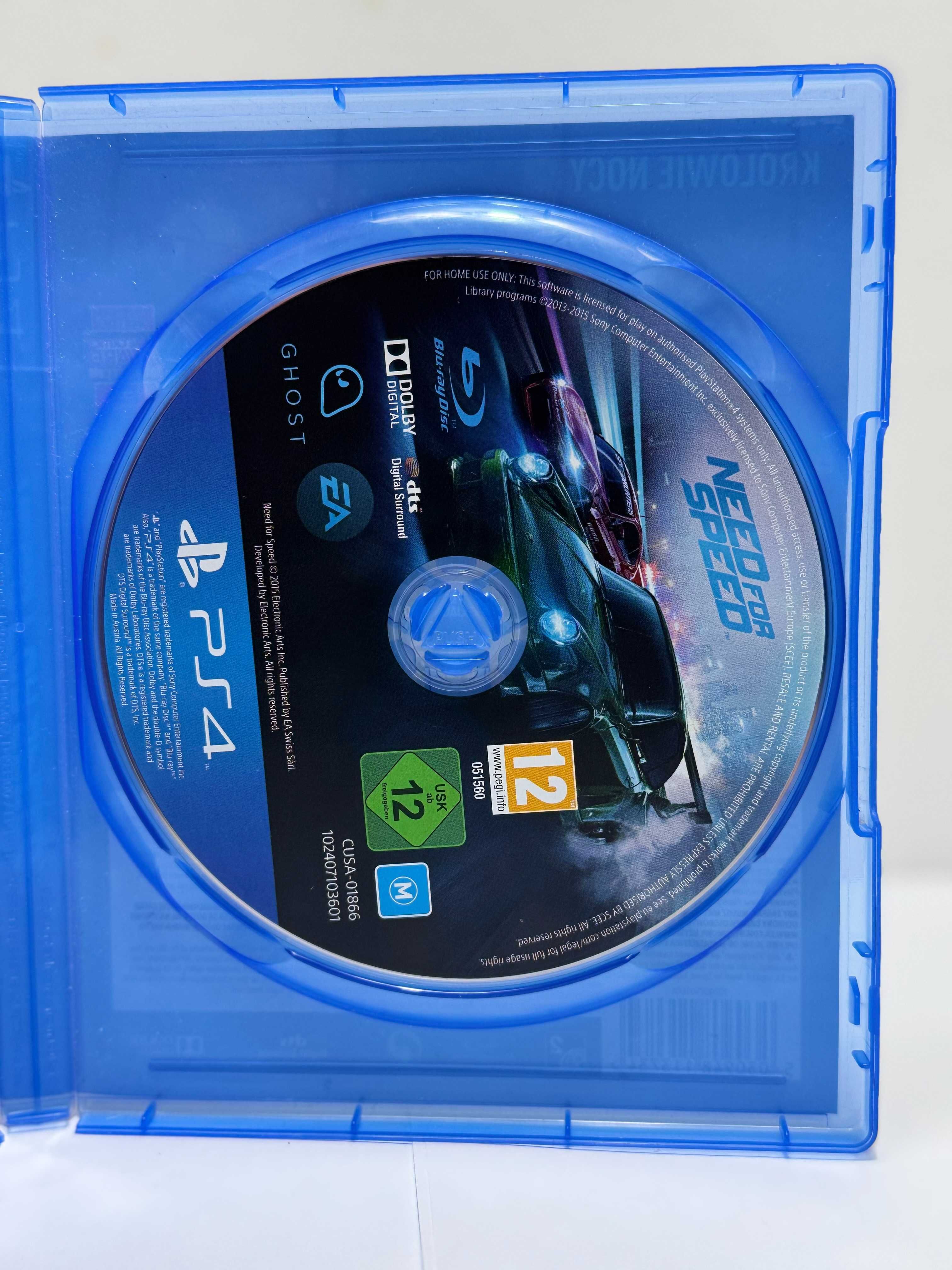 Gra Need for Speed na PS4 Playstation 4, POLSKA WERSJA, bdb stan!