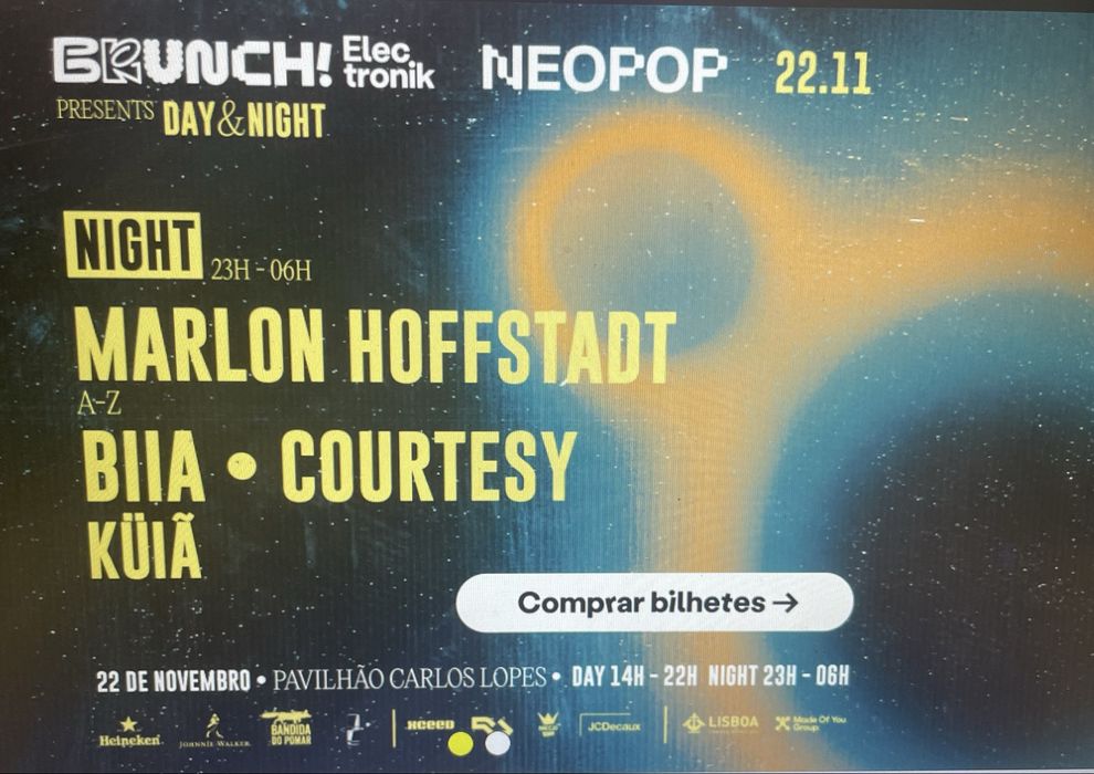 2 bilhetes dia 22 de novembro