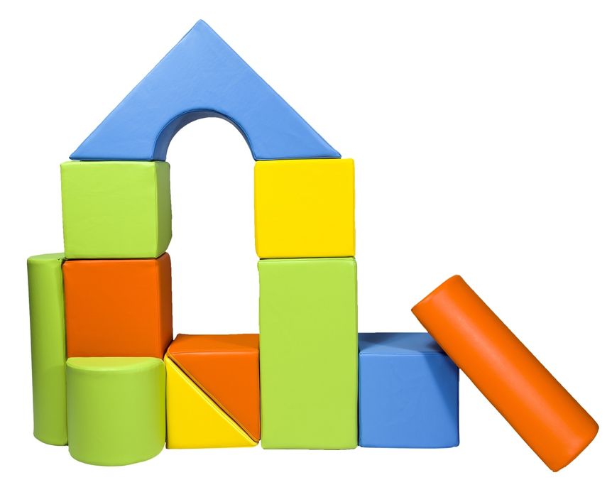 Zestaw 11 Dużych Klocków Piankowych Plac Zabaw Dla Dzieci Velinda