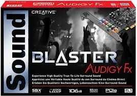 Placa Som Creative Sound Blaster Audigy FX PCIe 5.1 SBX Pro Studio