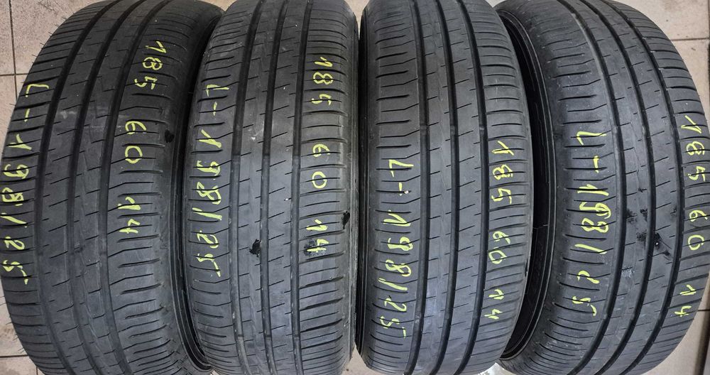 185/60r14 82H (L198/25)008 4szt 6/7mm Ziex ZE310 FALKEN LETNIE