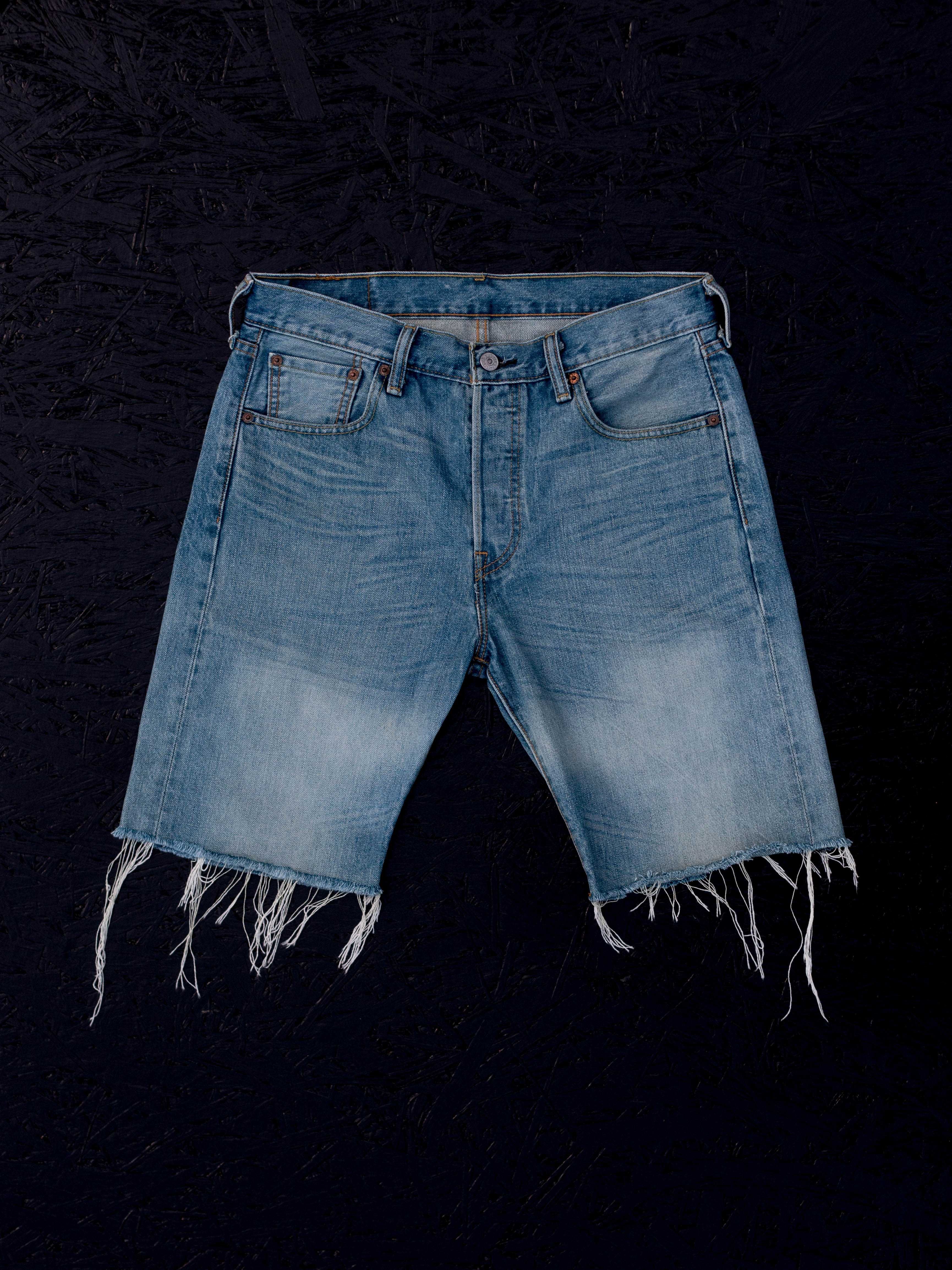 Levi's 501 jeansowe szorty spodenki faded wash W30