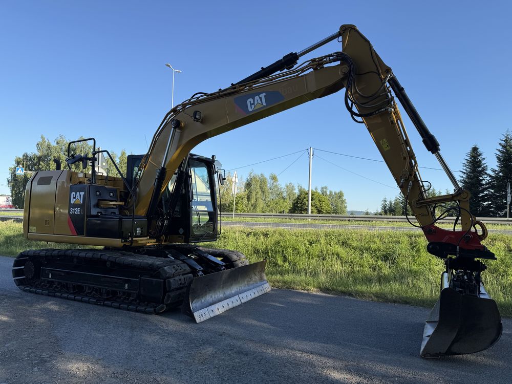 Minikoparka Caterpillar CAT 312 EL z Niemiec 15ton długie ramie