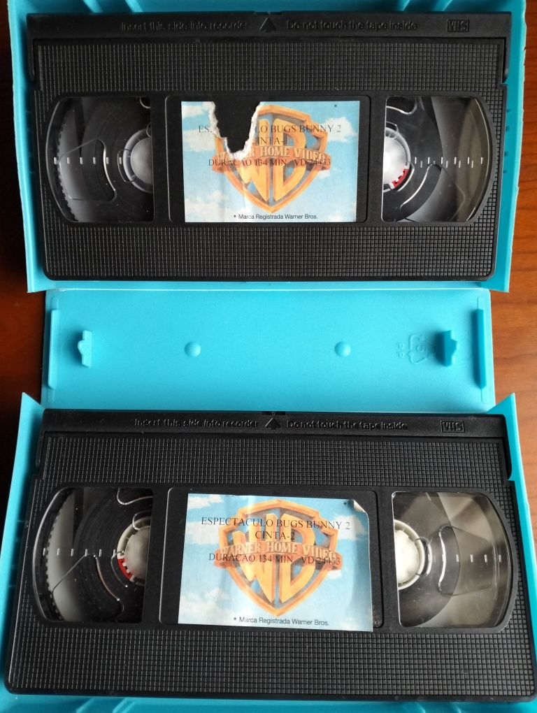 Cassete VHS dupla Espectáculo Bugs Bunny