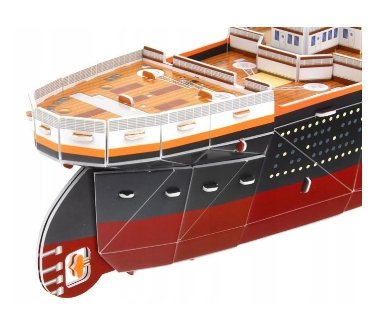 Puzzle 3D Titanic Duży Statek 81Cm 116 El -Superzabaweczki-
