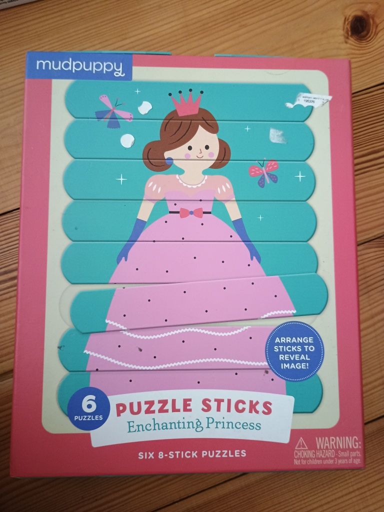 Puzzle Mudpuppy Siticks Księżniczki patyczki 24 elementy
