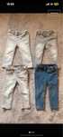 Jeansy z gumka w pasie H&M 74