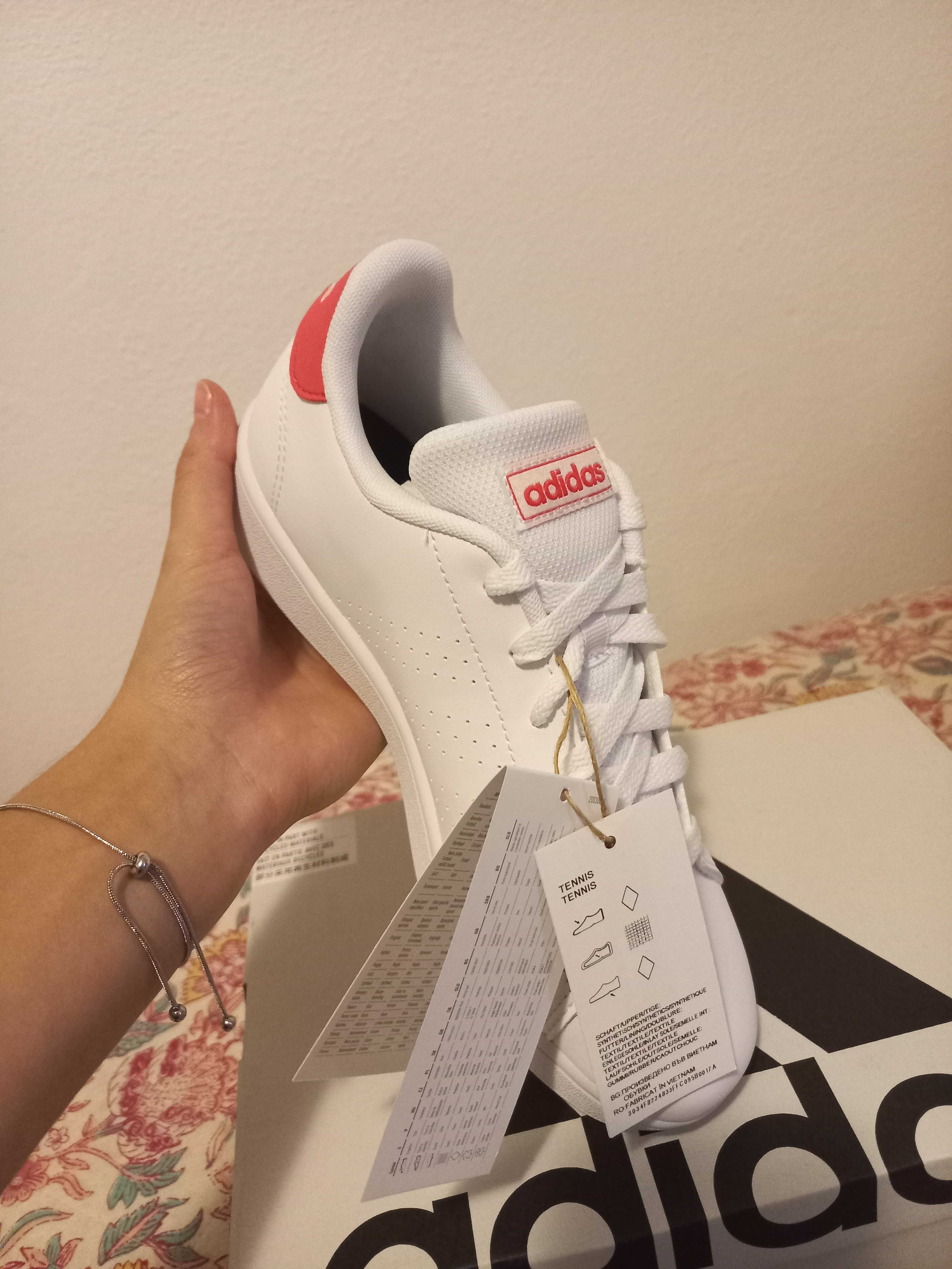 Tenis Adidas Original White Rosa - nunca usados