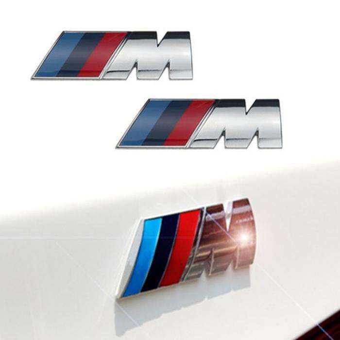 Símbolo Bmw Pack M Lateral e Traseiro- Interiores e Tampas Valvulas