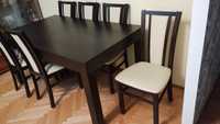 Zestaw stół i 6 krzeseł