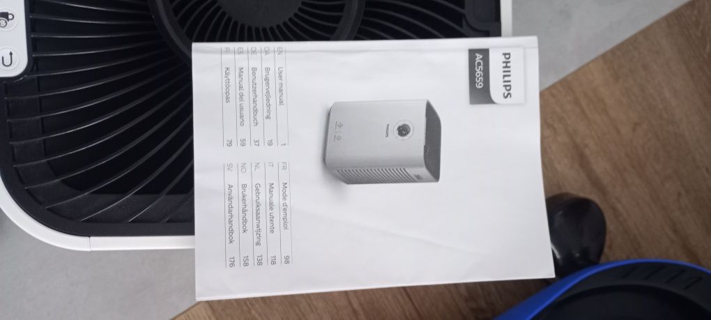 Oczyszczacz powietrza Philips AC5659/10 FILTR HEPA LED WiFi