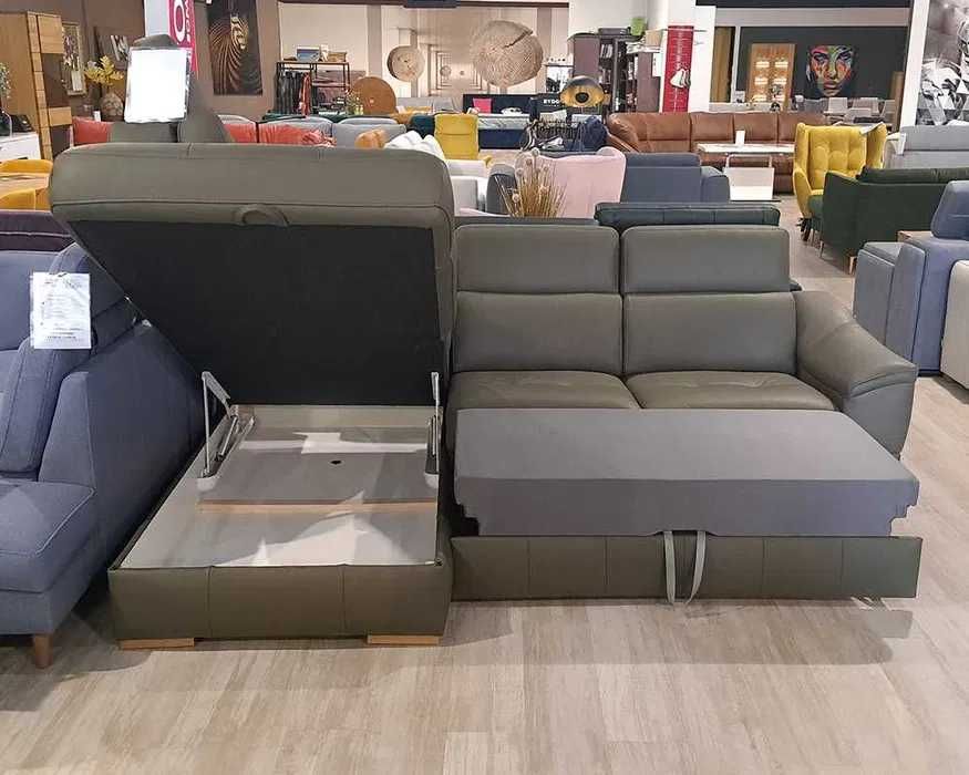 Bydgoskie Meble Narożnik Urbano skórzany Prestige+ Etap sofa Promocja