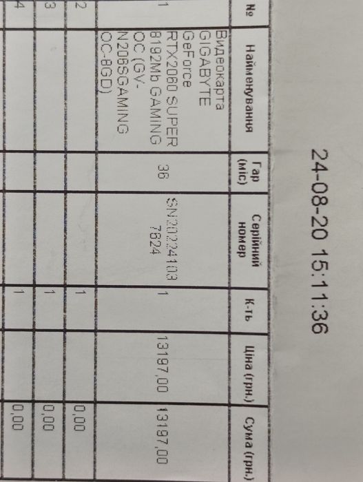 Відеокарта Gigabyte RTX 2060 Super з 3-ма вентиляторами