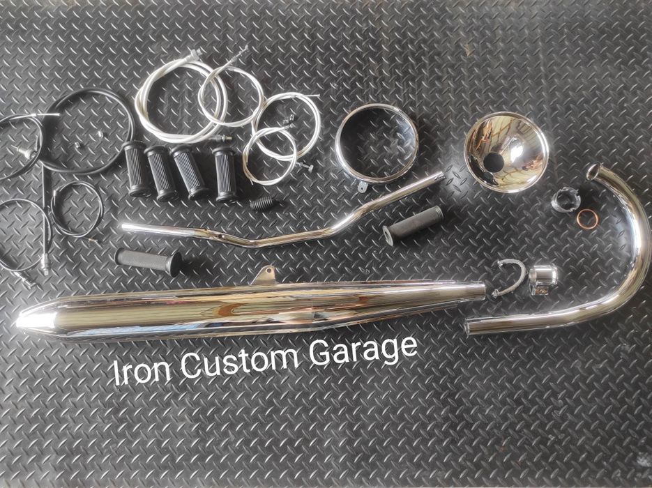 Części SHL m11 m06 m04 tłumik układ wydechowy kierownica PREMIUM !!!