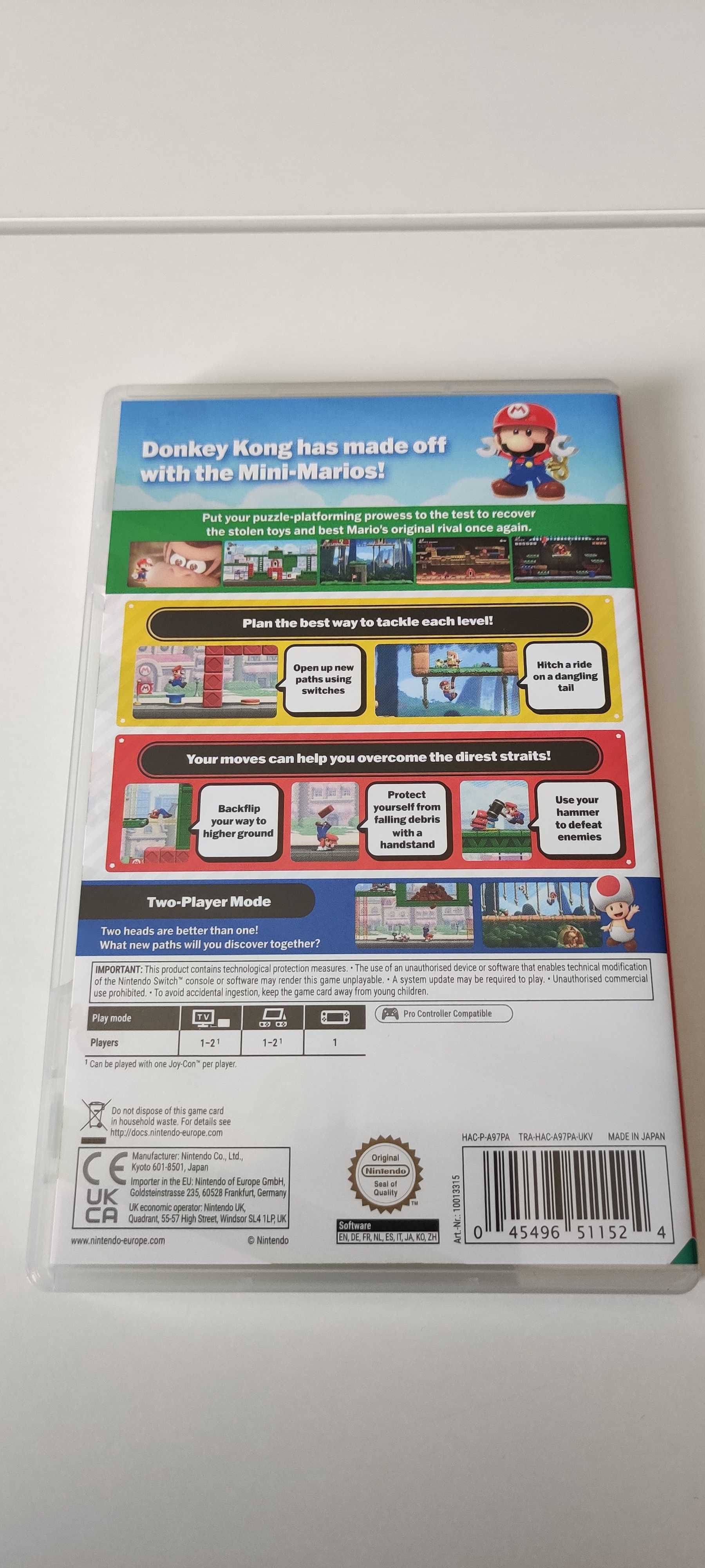 Mario vs Donkey Kong Stan Idealny! Nintendo Switch